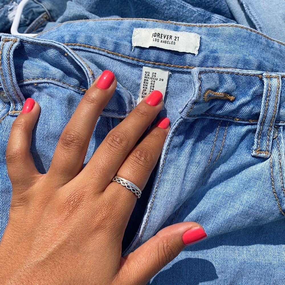 Forever 21 ripped jeans!